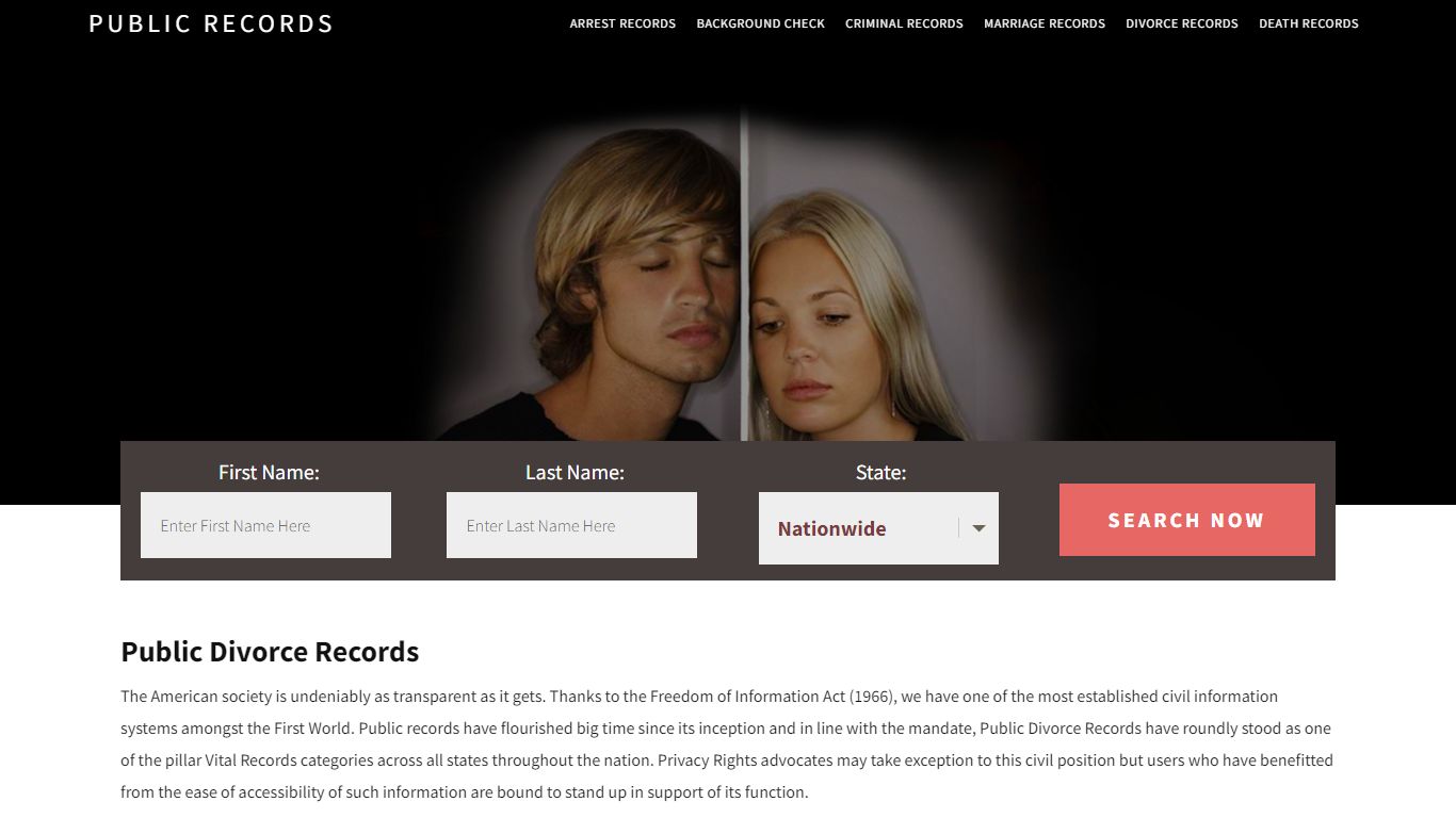 Public Divorce Records | Enter Name and Search. 14Days Free